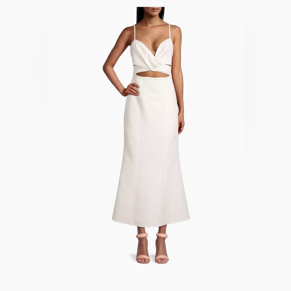 Significant Other Frankie Sweetheart Cut Out Midi Dress from Saks Fifth Ave